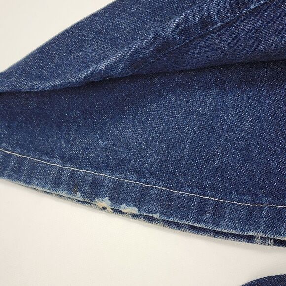 Buggirl RARE Y2K Rave 90s Wide Leg Blue Denin Jeans Size 7 - Picture 6 of 9